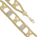 022007 Gold Layered CZ Bracelet