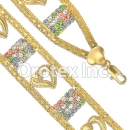 023005  Gold Layered CZ Bracelet