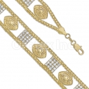 024009 Gold Layered CZ Bracelet