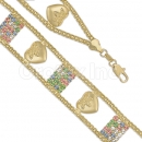 029004 Gold Layered CZ Bracelet