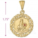 Oro Tex Gold Layered St. Barbara Charm