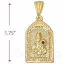 Oro Tex Gold Layered St. Barbara Charm