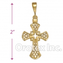 041020 Orotex Gold Layered Charm