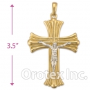 043001 Orotex Gold Layered Charm