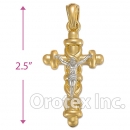 043012 Orotex Gold Layered Charm