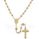 046005 Gold Layered Filigree Rosary