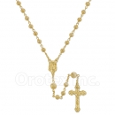 046007 Gold Layered Filigree Rosary