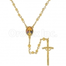 051001 Gold Layered Rosary