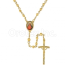 051006 Gold Layered Rosary