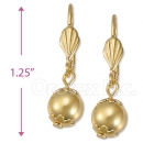 051014 Gold Layered Long Earrings