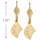 061011 Gold Layered Long Earrings