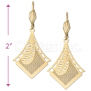 081005 Gold Layered Long Earrings