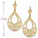 086001 Gold Layered Long Earrings