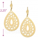 089002 Gold Layered Long Earrings