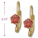 092041 Gold Layered Birth Stone Earrings