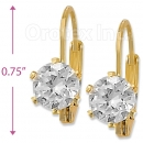 092062 Gold Layered Birth Stone Earrings