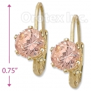 092063 Gold Layered Birth Stone Earrings