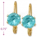 092068 Gold Layered Birth Stone Earrings