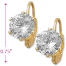 092082 Gold Layered Birth Stone Earrings