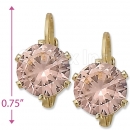 092083 Gold Layered Birth Stone Earrings