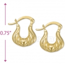 Oro Tex Gold Layered Hoop Earrings