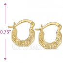 Oro Tex Gold Layered Hoop Earrings