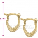 Oro Tex Gold Layered Hoop Earrings