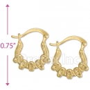 Oro Tex Gold Layered Hoop Earrings