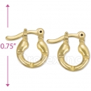 Oro Tex Gold Layered Hoop Earrings