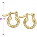 Oro Tex Gold Layered Hoop Earrings