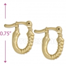 Oro Tex Gold Layered Hoop Earrings