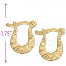 Oro Tex Gold Layered Hoop Earrings