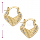096049 Gold Layered Hoop Earrings