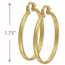102002 Gold Layered Hoop Earrings