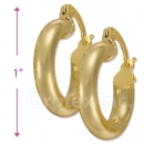 102011 Gold Layered Hoop Earrings