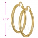 102019 Gold Layered Hoop Earrings