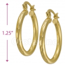 103102 Gold Layered Hoop Earrings