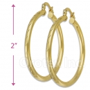 103103 Gold Layered Hoop Earrings