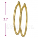 103204 Gold Layered Hoop Earrings