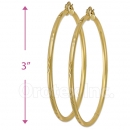 103205 Gold Layered Hoop Earrings