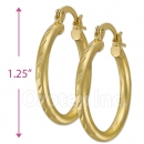 103402 Gold Layered Hoop Earrings