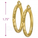 104003 Gold Layered Hoop Earrings
