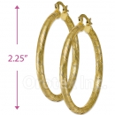 104008 Gold Layered Hoop Earrings