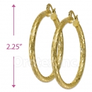 104012 Gold Layered Hoop Earrings