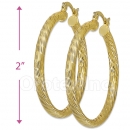 104024 Gold Layered Hoop Earrings