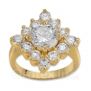 Orotex Gold Layered CZ Women's Ring