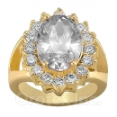 Orotex Gold Layered CZ Women's Ring