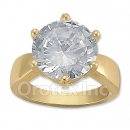 Orotex Gold Layered CZ Women's Ring