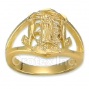 Oro Tex Gold Layered Guadalupe Men's Ring