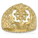 Oro Tex Gold Layered Men's Ring